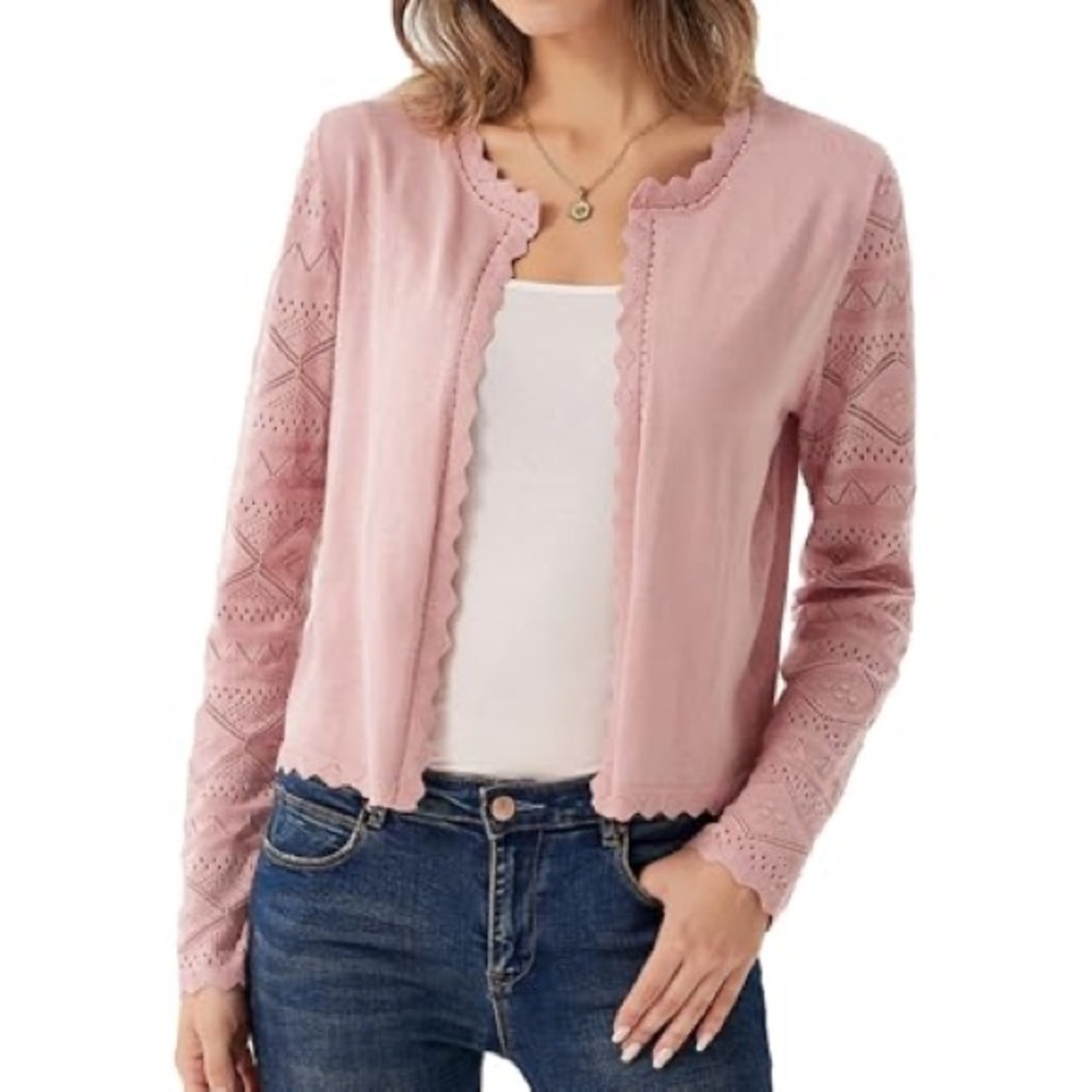 Scalloped Cardigan